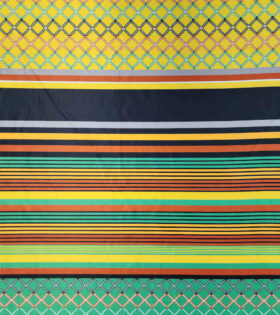 Digital Printed Duchess Satin - Abstract