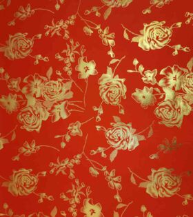 Plain Foil Duchess Satin - Orange