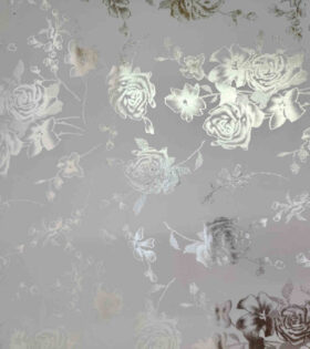 Plain Foil Duchess Satin - White