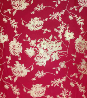 Plain Foil Duchess Satin - Red