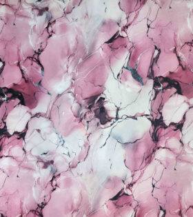 Digital Printed Duchess Satin - Abstract
