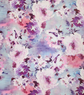 Digital Printed Duchess Satin - Floral