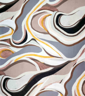 Digital Printed Duchess Satin - Abstract