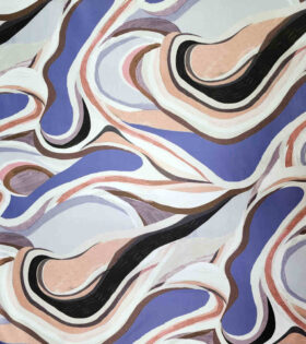 Digital Printed Duchess Satin - Abstract