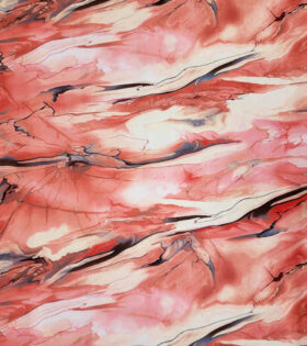 Digital Printed Duchess Satin - Abstract