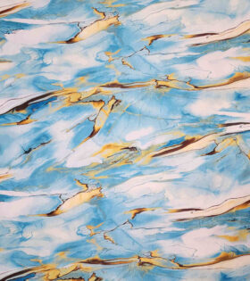 Digital Printed Duchess Satin - Abstract
