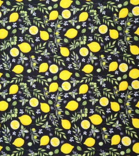 Printed Mini Matt - Lemon - Black
