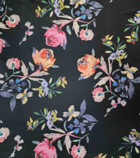 Julia Digital Printed Satin - Pink