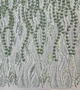 Chiffon Handwork - Sage