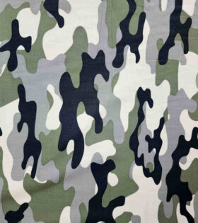 Printed Cotton Poplin - Camouflage