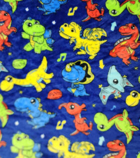 Mongolian Fleece - Dinosaurs