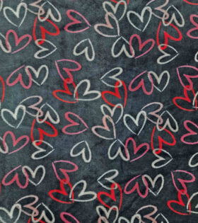 Mongolian Fleece - Hearts