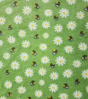 Mongolian Fleece - Floral & Bees