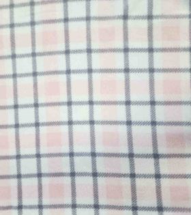 Printed PJ Fleece - Blocks - Pink