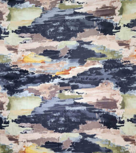 Printed Armani Satin - Abstract - Grey