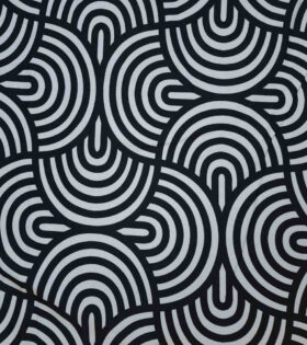 Printed Mini-Matt - Abstract - White