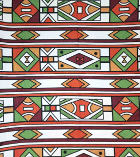 Printed Mini-Matt - Ethnic - White
