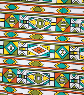 Printed Mini-Matt - Ethnic - White