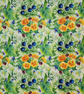 Printed Mini-Matt - Blueberry Garden - Green