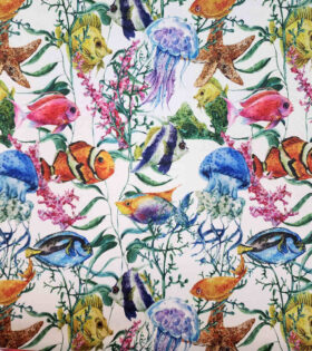 Printed Mini-Matt - Atlantis - Cerise Pink