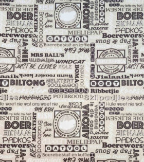 Printed Mini-Matt - Afrikaans - Stone