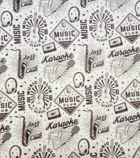 Printed Mini-Matt - Karaoke - Ivory