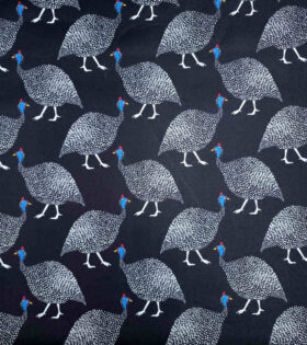 Printed Mini-Matt - Guinea Fowl - Black