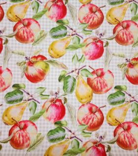 Printed Mini-Matt - Apple Check - Red