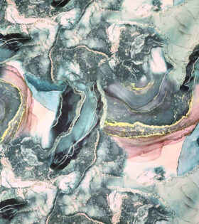 Digital Printed Duchess Satin - Abstract