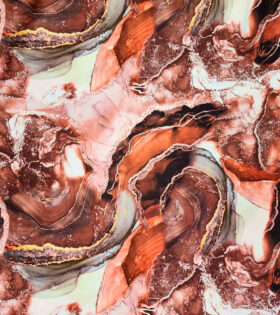 Digital Printed Duchess Satin - Abstract