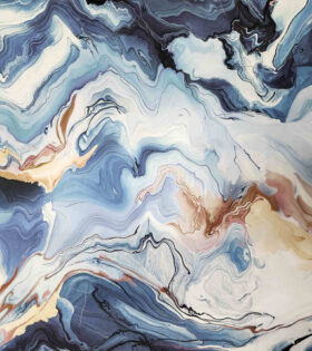Digital Printed Duchess Satin - Abstract