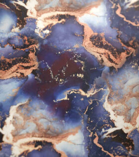Digital Printed Duchess Satin - Abstract