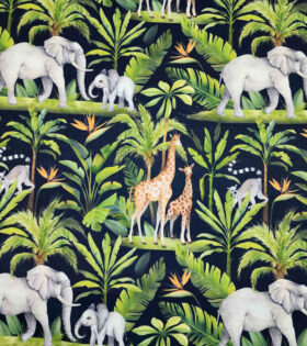 Rpet Eco-Friendly Canvas - Safari - Black