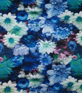 Printed Bon Bon - Floral - Midnight Blue
