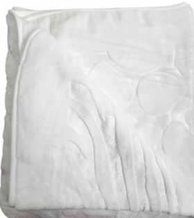 Fashion Blanket Mink - White