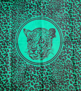 Khanga Poly Cotton - Ingwe - Emerald