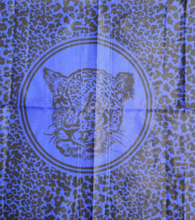 Khanga Poly Cotton - Ingwe - Royal Blue