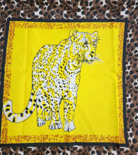 Khanga Poly Cotton - Leopard - Brown