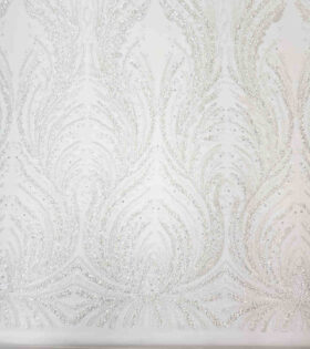 Mishka Beaded Tulle - White