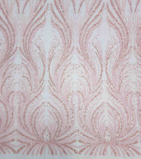 Mishka Beaded Tulle - Baby Pink