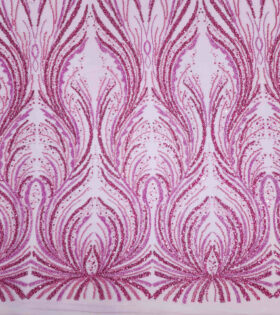 Mishka Beaded Tulle - Cerise Pink