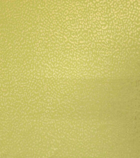 Printed Georgette Foil Look - Cheetah - Lemon