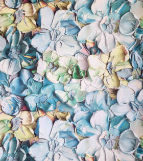 Digital Printed Duchess Satin - Floral