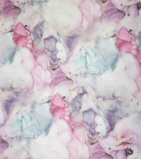 Digital Printed Duchess Satin - Abstract