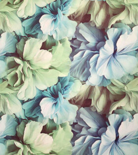 Digital Printed Duchess Satin - Floral