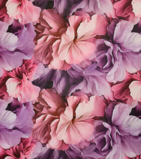 Digital Printed Duchess Satin - Floral