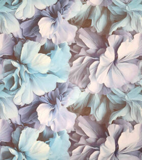 Digital Printed Duchess Satin - Floral