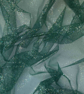 Speckle Tulle - Dark Bottle Green