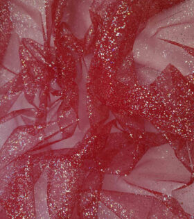 Speckle Tulle - Maroon