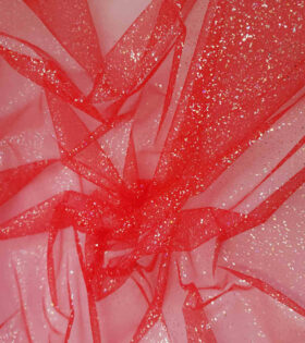 Speckle Tulle - Red